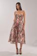Women's Clothing Women's V Neck Printed Dress Casual Zipper Suspender Style Spring Summer Party For Formal & Casual For Women_ecoleips.com