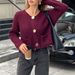 Diyun European And American Style Casual Vacation High-end Woolen Long-sleeve Shirt Sweater Women's Fashion 2025 Autumn_ecoleips.com
