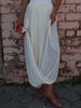 Women's Tulip Ruffled Draped Slit Midi Skirt Elegant Street Style Spring Summer New Clothing Bottoms_ecoleips.com