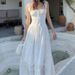 Summer New Arrival French Style Sweet Alluring Dress Fashionable Square Neck Slim Fit Relaxed Vacation Long Dress for Women_ecoleips.com