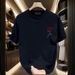 Women's Clothing T Shirt Men's Short Sleeved Summer New Loose Casual Pure Cotton 220g Heavy Tops Men_ecoleips.com