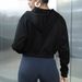 Women's Classic Letter Print Zipper Sweatshirt Autumn/Winter Collection for Everyday Commute And Work Innovative Design_ecoleips.com