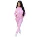 Cross-border European American Basic Solid Color Two-piece Sports Suit, Popular In Spring, Autumn, Winter, With Kangaroo_ecoleips.com