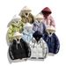 Women's Clothing Winter Hooded Layered Jacket - Thickened Warm Fleece Coat With Striped Design For Couples, Black/Beige/Purple/Ice Blue/Navy_ecoleips.com