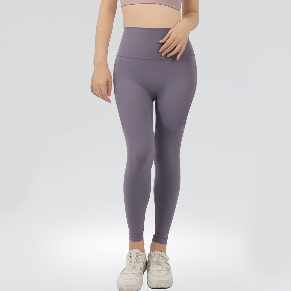 Women's Clothing Yoga Pants Fitness Beautiful Hip Tight Peach Hip Pants High Waist Naked Nine Points_ecoleips.com