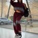 Women’s Rhinestone Embellished Lounge Pants – Oversized Fit, Plus Size Friendly (XS-XXXL)_ecoleips.com
