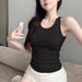 American-style Camisole Top With Beautiful Back Design Women, Suitable For Both Inner And Outer Wear, Sexy Slim-fit_ecoleips.com