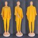 Women's Clothing Plus Size Temperament Two Piece Shirt Pencil Pants_ecoleips.com