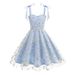 Children's Clothing European American Style Embroidered Bow Princess Dress Mesh Suspender New Arrival 2025_ecoleips.com