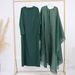 Voya Women's Elegant Satin & Chiffon Two-Piece Set – Layered Overlay Maxi Dress For Wedding Guests & Evening Galas (Plus Size)_ecoleips.com