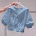 Women's French Style White Shirt Short Sleeved Versatile Light Luxury Design New Summer 2026_ecoleips.com