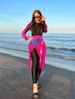 Women's Clothing 4 Piece Muslim Beach Swimsuit Puff Sleeves All Inclusive Conservative Swimsuit_ecoleips.com