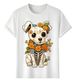Women's T-Shirts Tshirt Muscle Freaks Skull Dog Style Day Of The Dead_ecoleips.com