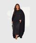 Spring And Summer New Women's Clothing Gentle Large Cuffs Round Neck Loose Casual Large Size Dress_ecoleips.com