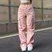 Women's Clothing Casual Overalls Trendy Wide Leg Pants Quick Drying Straight Pants_ecoleips.com