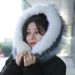 Women’s Faux Fur Trench Coat – Elegant Mid-Length Winter Coat With Detachable Fur Collar, Soft & Stylish Outerwear (M-XL, Plus Size)_ecoleips.com