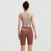 Women's Color Block Sports Compression Set High Waisted Fit Hip Lifting Breathable Sportswear_ecoleips.com