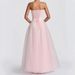 Summer Strapless Slim Fit Women's Dress Waist Cinching Sexy Solid Color Sleeveless Mesh A-Line European And American Cross Border Wholesale Clothing_ecoleips.com