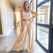 Women's High Waist Casual Pants Loose Fit With Pockets Cotton Polyester Spring/Autumn Bottoms_ecoleips.com