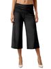 Women's Elegant Trousers, Solid Color, Straight Leg, Cropped Style, Loose Fit, Slimming, Low-waisted, Elongating The Legs, Versatile Casual Trousers, Suitable For Everyday Wear, Leisure, And Vacations._ecoleips.com