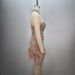 Women's Clothing New High Collar Halter Neck Hot Diamond Nail Diamond Pearl Feather Apricot Color Heavy Industry Sexy Party Host Dress_ecoleips.com