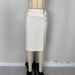 Women's Clothing Fashion Summer Midi Skirt For Women Versatile With Slit And Buttons_ecoleips.com