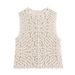 "Boho Crochet Knit Top & Skirt Set – Lightweight Polyester Summer Outfit For Women, Beach & Casual Wear (S-XL, Multiple Colors)"_ecoleips.com