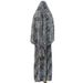 Printed Hooded Headscarf Short Skirt Two-Piece Worship Robe Conservative Fashion Ethnic Style Clothing_ecoleips.com