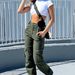 Women's Clothing Autumn and Winter New Women's Pants Personalized Fashion Stitching Straight Leg Multi Pocket Overalls_ecoleips.com