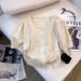 Women's Clothing Summer Style Women's Ice Silk Knit T-Shirt Short Sleeve Slim Fit Round Neck Short T Shirt For Formal & Casual For Women_ecoleips.com