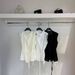 Designer Fake Two-Piece Sleeveless Blouse, Chiffon Top With Layered Detail, Loose Fit Elegant Shirt For Women_ecoleips.com