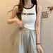 Camisole Vest Women, Summer 2025 Short Cro To, Stylish Slim Fit, Sleeveless Outerwear For Hot Girls, Trendy Student_ecoleips.com