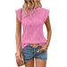 Women's Clothing Round Neck Short Sleeve Loose T Shirt Vest Women_ecoleips.com