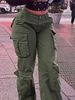 Women's Clothing Casual Overalls Multi Pocket New Retro Tactical Pants_ecoleips.com