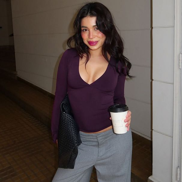 Women's Sexy Deep V Neck Crop Top Slim Fit Knitwear Fashion Fall New Arrivals Versatile_ecoleips.com