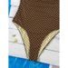 2026 New Polka Dot Spaghetti Strap One-Piece Swimsuit, Slimming Sexy Bikini, Vacation Beach Hot Spring Swimwear For Women_ecoleips.com