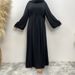 Ramadan Muslim Loose Black Abaya For Womens Kimono Dubai Zipper Front Robe Moroccan Long Dress Jalabiyat Arab Eid Women Kaftan_ecoleips.com