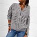 Women's Casual Knit Zip-Up Jacket With Lace Detailing - Breathable Cotton Blend, Versatile Open Front Cardigan For Everyday Wear_ecoleips.com