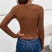 Voya Women's 2026 Autumn/winter Long Sleeved T-shirt With Sexy Hollowed Out Base And Short Solid Color Top Underneath_ecoleips.com