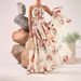 Women's Clothing New Slim-Fit Large Sling Stitching Printed Beach Dress_ecoleips.com
