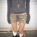 Women’s Clothing Retro Hot Girl Street Denim Shorts Washed Leopard Print Strappy Hot Pants Low Waist Slim Denim Shorts Ins_ecoleips.com