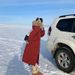 girl Girl Fox Fur Collar Red Down Jacket For Women, Mid-Length, 2022 New Winter Style, Internet Celebrity Small Size_ecoleips.com