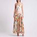 2025 Cross-Border European And American Summer Printed Sleeveless Spaghetti Strap Pleated Dress_ecoleips.com