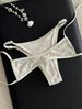 Women's Clothing Women's Lace Hollow Tie Bikini Sexy Two Piece Swimsuit Beach Vacation Style Design Swimwear_ecoleips.com