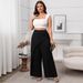 Women's Solid Color Wide-Leg Pants – Loose Fit High Waist Comfortable Trousers With Trendy Design_ecoleips.com