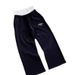 Trendy plus Size Printed Letter Casual Loose Fitting Long Pants Black Women's Clothing Bottoms_ecoleips.com
