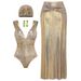 Aria Basics 2024 New European And American Style Hollow Pleated Rhinestone Decorated One-Piece Swimsuit For Women,_ecoleips.com