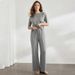 Voya Women's Minimalist And High-end Home Clothing Set Can Be Worn As A Casual Commuting Two-piece Set_ecoleips.com