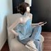 Off-Shoulder Top With High-End Feel 2025 Summer New Design Niche Ruffled Strap Vest For Women To Wear Outside_ecoleips.com