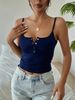 Women's Cropped Tops Spring And Summer Corset Korean Suspenders Vest Sexy Camisole Slim Y2K Corset Tops Casual Basic T-shirt_ecoleips.com